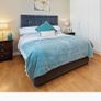 Grey Double bed frame and Emma mattress Image 3
