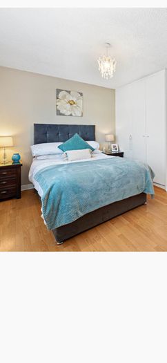 Grey Double bed frame and Emma mattress