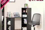 120cm Modern Computer Desk Bookshelf Writing Table Workstation 6 Shelves (FREE SHIPPING)