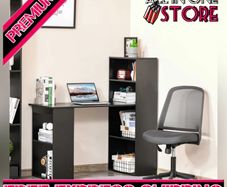 120cm Modern Computer Desk Bookshelf Writing Table Workstation 6 Shelves (FREE SHIPPING)