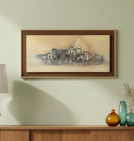Vintage framed print
