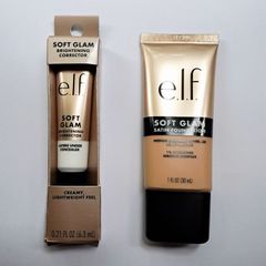 E.L.F. Soft Glam Foundation and Brightening Corrector
