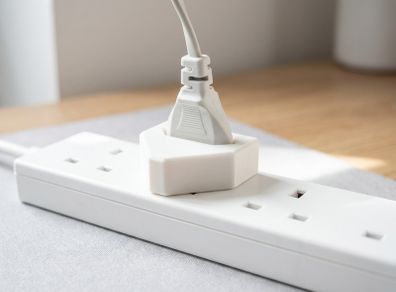 3D printed EU to UK plug adapter
