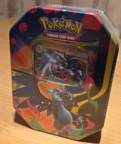 Pokemon Mega Charizard X ex tin