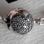New genuine pandora sterling silver pave charm clip Image 2
