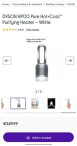 Dyson HP00 Hot + Cool fan