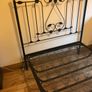 Unique Designed One Only Black Metal Double Bed Image 2
