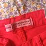 Stradivarius Skinny Red High Waisted  Jeans.  S.12   B.N.W.T. Image 7