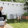 Eight-Panel Dog Playpen with Door, for Large Dogs, Indoors, Outdoors, 60cm Tall, Black Image 2