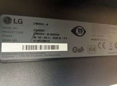 Lg Monitor Led Lcd 27"