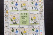 Ireland 1990.Italy FIFA World Cup.MNH. Stamp Sheet. Commemorative.