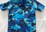 Next Blue Camo Short Sleeve Sunsafe Rash Vest (3 years)