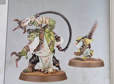 Warhammer 40k: Armageddon. Ok Painboy & Grot Orderly. New on Sprue