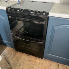 zanussi double oven range
