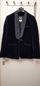 G Star Black Velvet Blazer