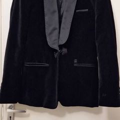 G Star Black Velvet Blazer