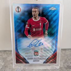 Thiago Alcantara Liverpool Topps Chrome Autograph card /75