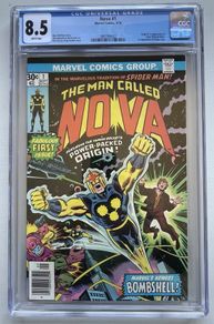 Nova 1 8.5 CGC WP 1976 Marvel
