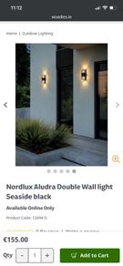Brand new wall lights