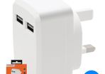2.1A AMP Fast Dual Twin 2 Port USB Charger UK Mains Wall Plug Adapter Dual USB