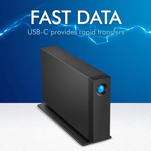 LaCie d2 Professional 16TB - USB-C Desktop External Hard Drive, for Mac and Windows - Professional desktop HDD for creative workflows