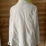 womens jacket water repellent windproof breathable Frandsen taped shoulders off white size 10/12 Image 10