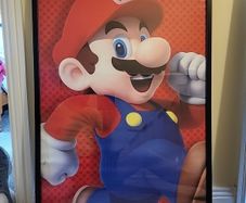 A1 Framed Picture Super Mario