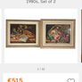 Vintage hand embroidered wool picture Image 2