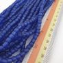 Vintage African Style Blue 4-5.5mm Glass Beads Necklace Strand Image 10
