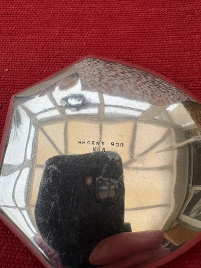 Vintage Silver Powder Compact