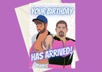 AEW The Acclaimed Max Caster Anthony Bowens Birthday A5 Card, Perfect for gifts, occasions, or funny card for Pro Wrestling Fans