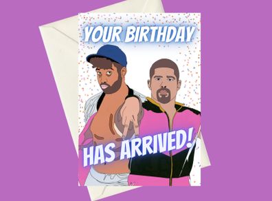 AEW The Acclaimed Max Caster Anthony Bowens Birthday A5 Card, Perfect for gifts, occasions, or funny card for Pro Wrestling Fans