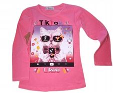 BLOUSE with a kitty wearing Tik Tok glasses