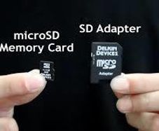 MicroSD to SD Memory Card Adapter (MICROSD-Adapter), Black Brand New