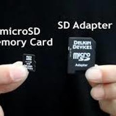 MicroSD to SD Memory Card Adapter (MICROSD-Adapter), Black Brand New