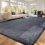 160x230cm Large Rug for Living Room Washable Rug Super Soft Fluffy Shaggy Rugs Suit for Bedroom Dorm Nursery Kids Room Lounge Office Home Decor Anti Slip Backing Carpets Image 2