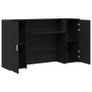 Reception Desk Black Oak Image 5