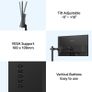 27 Inch FHD Monitor, Gaming 144Hz, IPS Computer Monitors, 1080P Pc Screen, Adaptive Sync, 5ms, VESA 100x100mm, Eye Care, HDMI, VGA Image 6