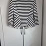 Bershka Navy & White Blazer Size Small Image 8