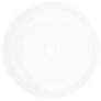 Basin Round Ceramic White 40x15 cm Image 3