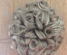 Blond bun wig