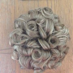 Blond bun wig