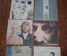 Eurythmics vinyl LPs - original 1982 to 1989 issue records - all with inner pic/ lyric sleeve