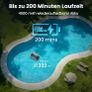 Bocxi Cordless Pool Robot, 200 min Runtime, Smart Navigation, Self Parking & Ultra Fine Filtration, Compact and Portable Cordless Cleaner for Pools up to 232 m2 Image 9