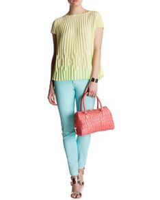 Ted Baker Paris Esstie Blue zippered ankle skinny jeans W32 UK16 EUR44 Free post