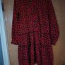 Boohoo Animal  Print Red  Dress.   S.12. Image 2