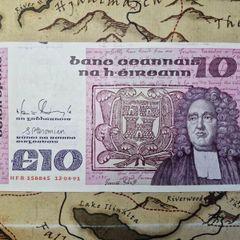 10 Pound B Series 12/04/91 Irish Note