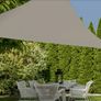 Sun Shade Sail Waterproof Outdoor Garden Patio Party Sunscreen Awning 2x2x2m Triangle Canopy 98% UV Block with Free Rope, Grey Image 5