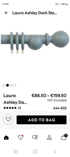 Laura Ashley Curtain Pole