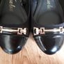 Black Flat Shoes, Size 4 Image 4